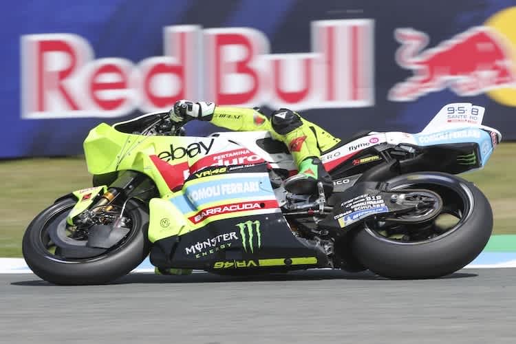 Franco Morbidelli verunfallte am Samstagmorgen, wurde später im Sprint Vierter