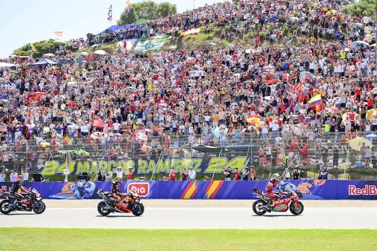 Joan Mir: Party mit den Fans nach Platz 9