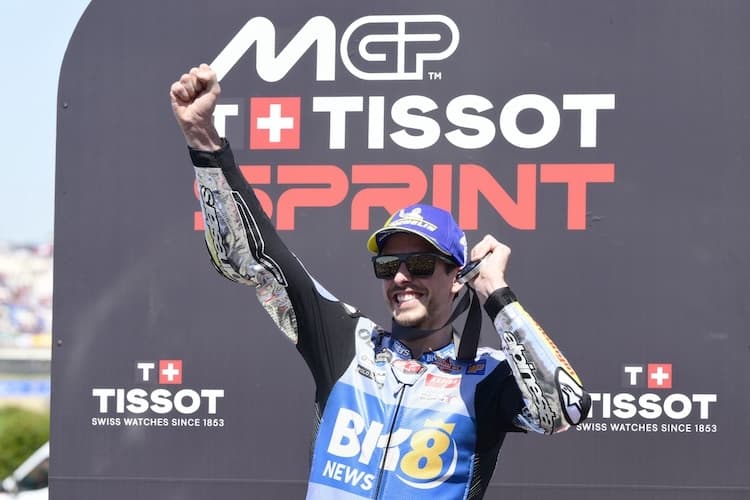 Vierter am Start, Zweiter im Ziel: Alex Marquez