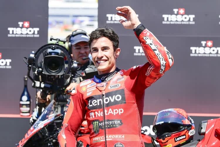 Marc Márquez siegte im Sprint von Jerez. Der Spanier dominiert bislang die Saison 2025