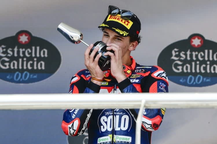 Dritter Podestplatz im fünften Rennen für Angel Piqueras