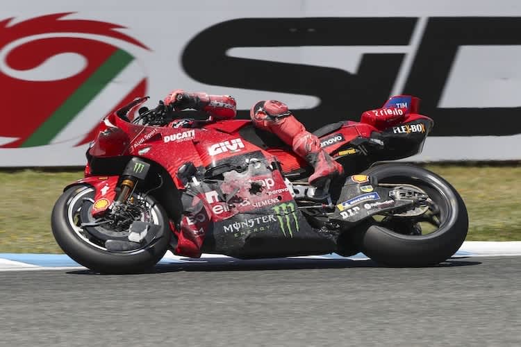 Marc Marquez wurde seinem Image als Crash-Pilot ausgerechnet beim Heim-GP gerecht