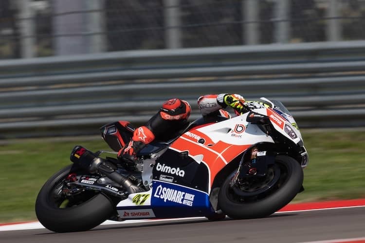 Die Bimota KB998 Rimini erlebt ihr erstes Heimspiel