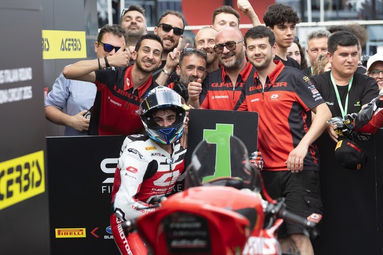 Raffaele De Rosa war in Lauf 1 gleichzeitig bester Fahrer der WorldSSP-Challenge