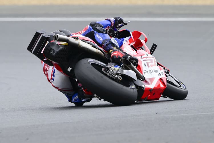 Traktions- und Schwingungstest: Taka Nakagami beschäftigt sich in Le Mans mit der neuen Karbonschwinge