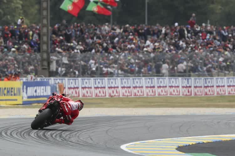 Die Bestmarke kam von Ducati-Ass Marc Marquez