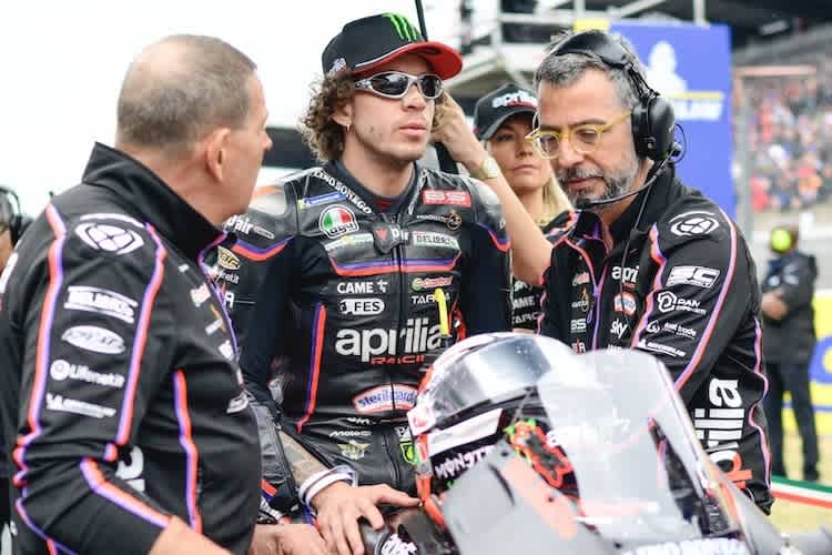 Marco Bezzecchi war sich bei der Reifenwahl unsicher