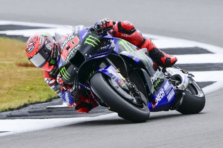 Fabio Quartararo war im Qualifying von Silverstone der Schnellste