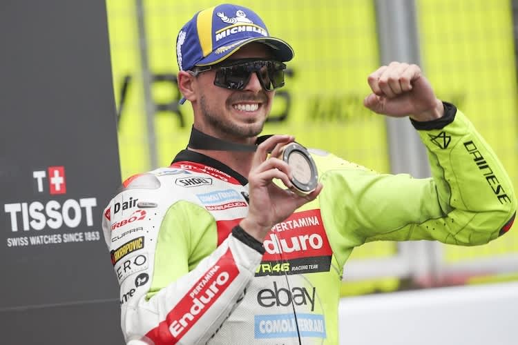 Zum zweiten Mal dieses Jahr Dritter: Fabio Di Giannantonio