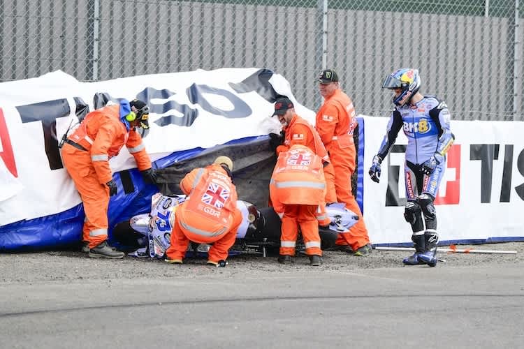 Alex Marquez blieb unverletzt