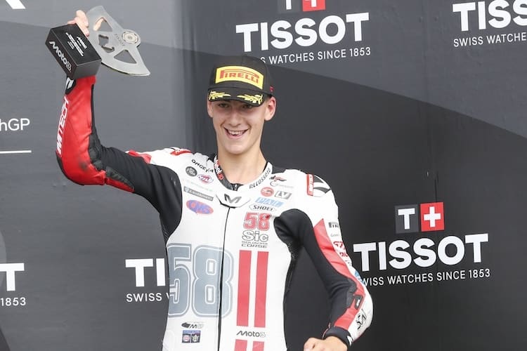 Aufstieg in die Moto2 scheint gesichert: Luca Lunetta