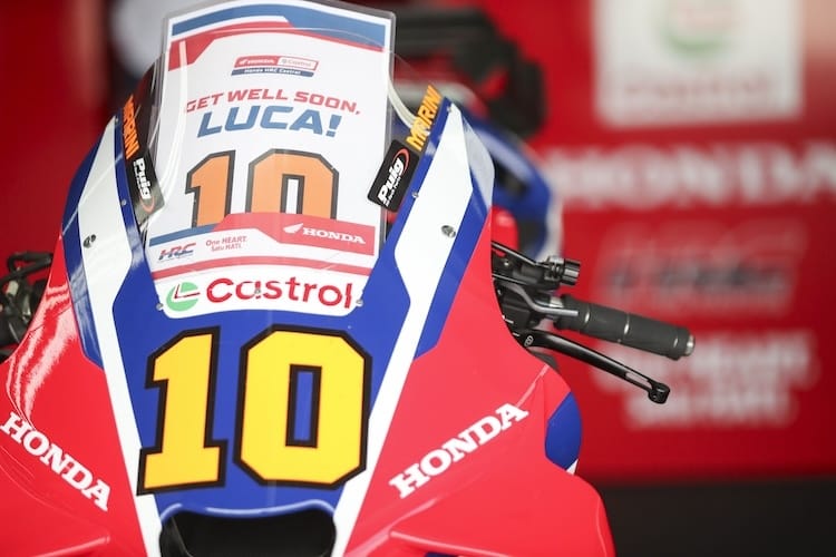 Luca Marini fehlte in Aragon erstmals auf der Honda RC213V