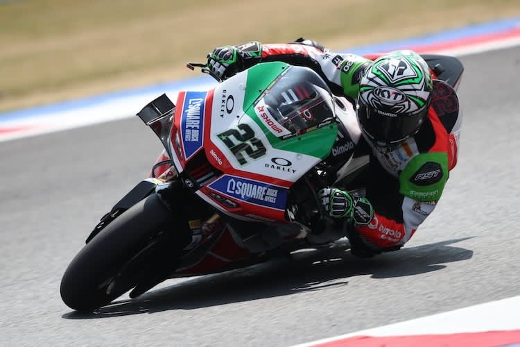 Alex Lowes lobte das Handling der Bimota