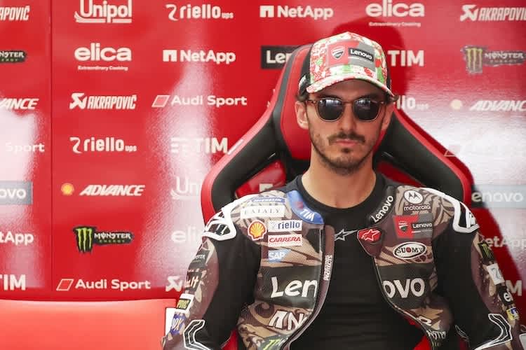 Francesco Bagnaia liegt bereits über 100 Punkte zurück