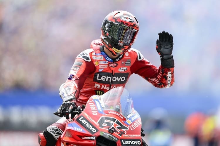 Francesco Bagnaia liegt kurz vor der Saisonhalbzeit 126 Punkte zurück