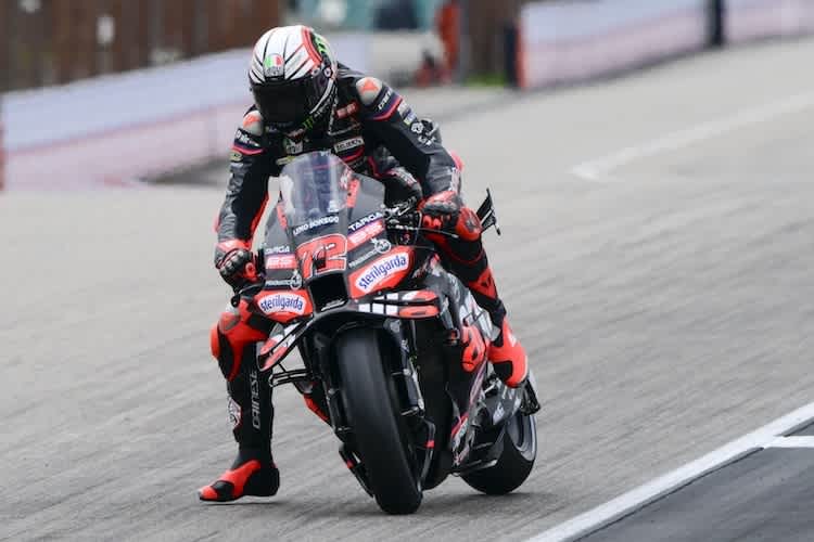 Marco Bezzecchi am Freitag am Sachsenring