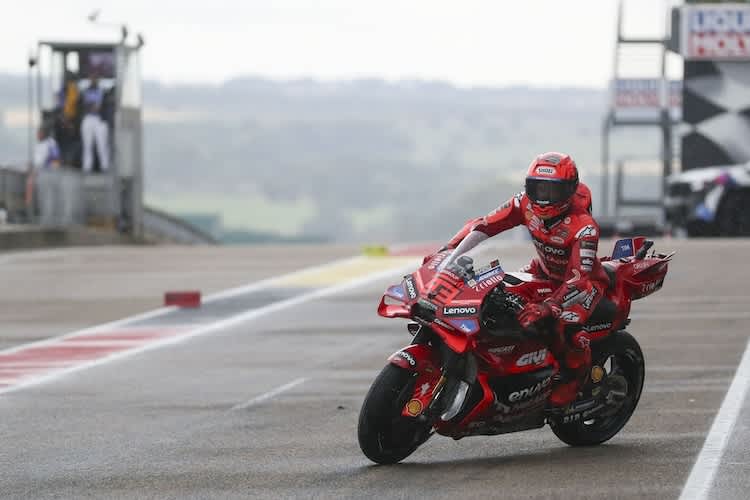 Marc Marquez war auch im Nassen sehr konkurrenzfähig