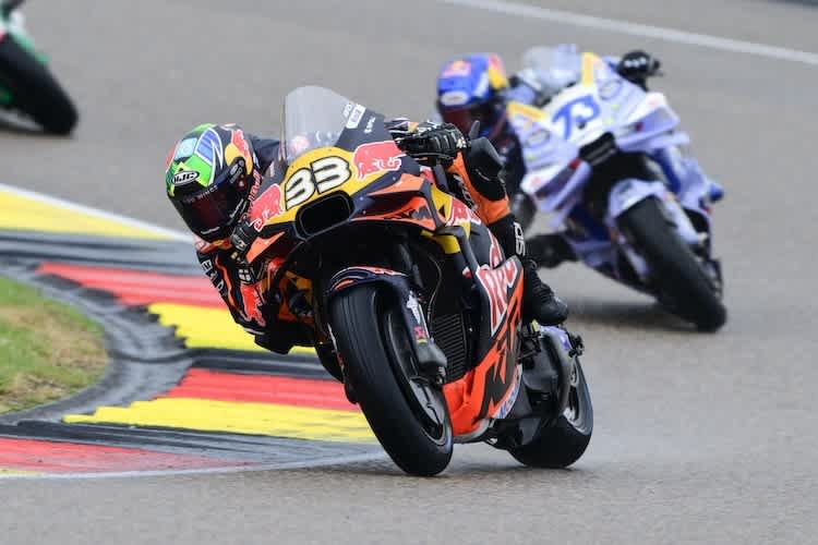 Brad Binder unterwegs auf dem Sachsenring: Der Samstag war hier sehr verregnet