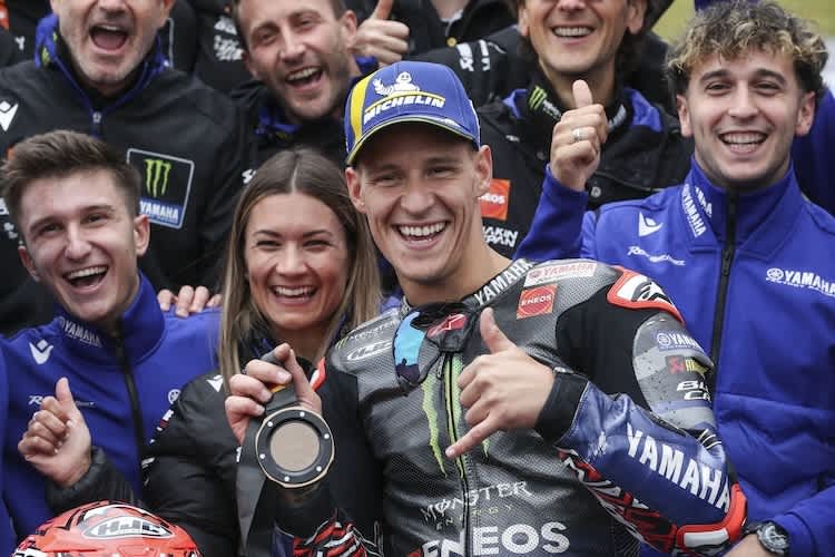 Fabio Quartararo nutzte die Chance für ein Sprint-Podium