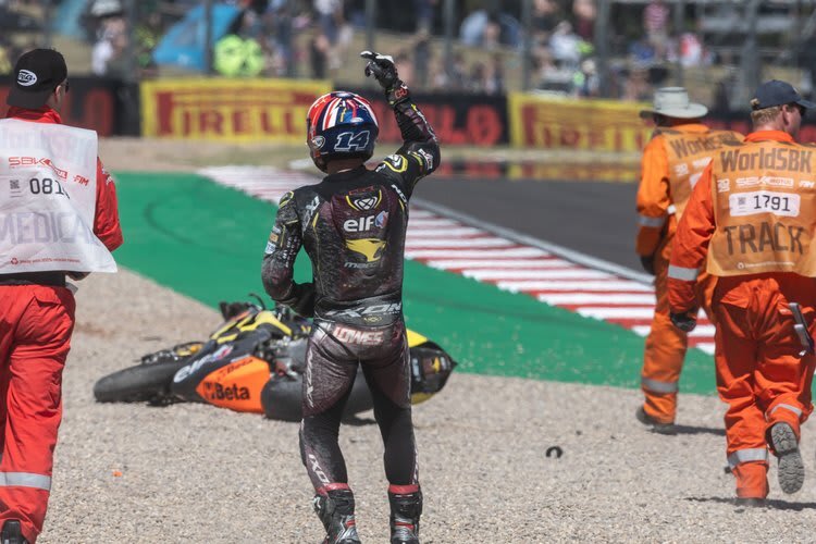 Zwei Stürze in Donington Park waren zwei zu viel