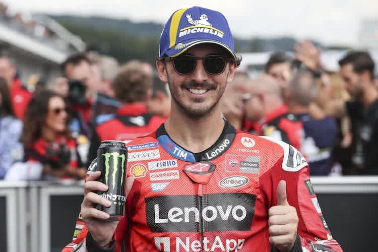 Francesco Bagnaia fuhr am Sonntag auf Platz 3