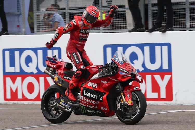 Marc Marquez zeigte sich am Sachsenring in Bestform