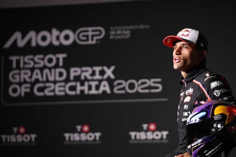 Jorge Martin berichtete in Brünn von Aprilia-Krise