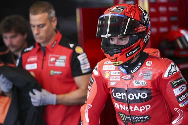 Marc Marquez am Samstag in Brünn