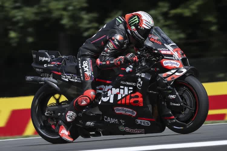 Die Beschleunigung der Aprilia RS-GP überzeugt