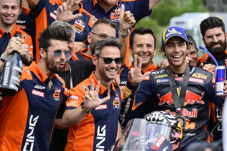 KTM und Tech3 jubelten mit Enea Bastianini