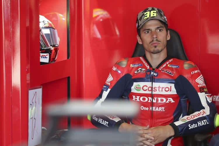 Joan Mir fuhr am Sonntag in Brünn unfallbedingt keine zwei Runden