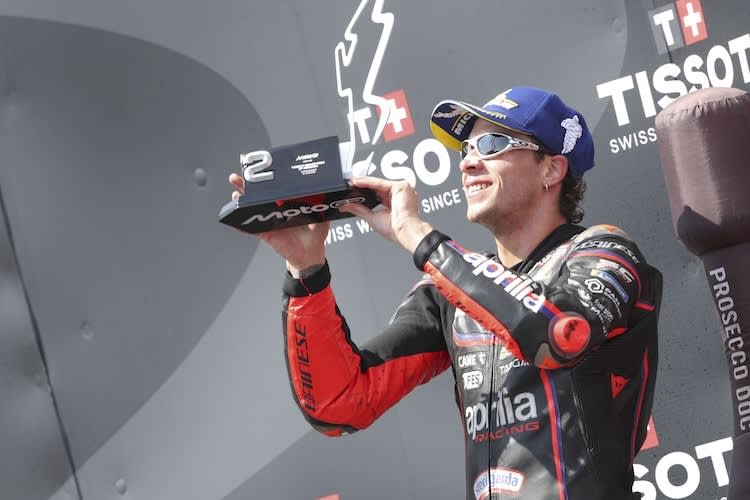 Marco Bezzecchi in Brünn: Vierter Podestplatz mit Aprilia