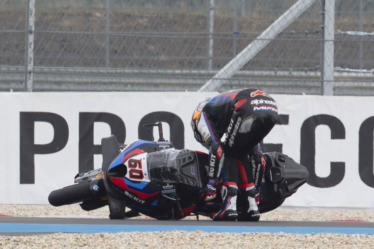 Am Sturz von Michael van der Mark im zweiten Lauf hatte der Balaton Circuit keine Schuld