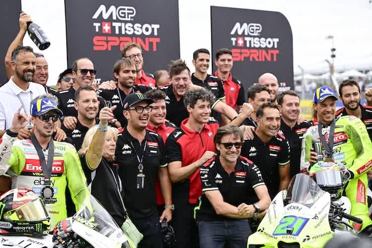 VR46-Party: Morbidelli steuerte Platz 3 im Balaton-Sprint dazu