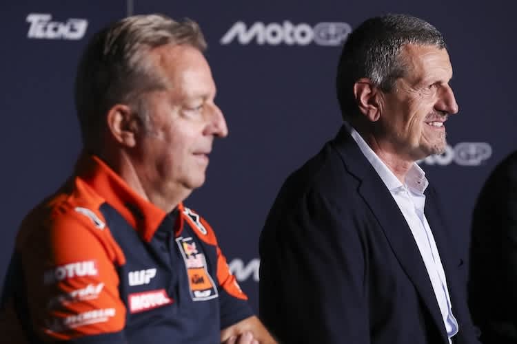 Alter und neuer Chef: Poncharal (l.) und Steiner