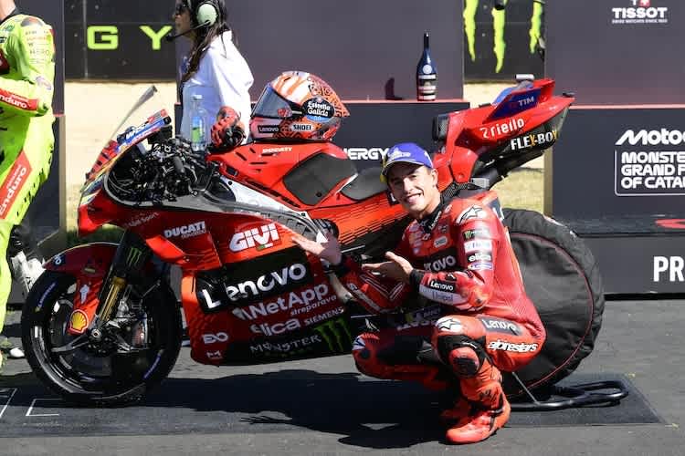 Marc Marquez mit seiner Ducati