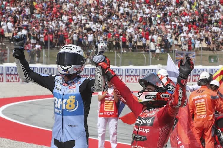 Alex und Marc Marquez feiern einen weiteren Ducati-Doppelsieg