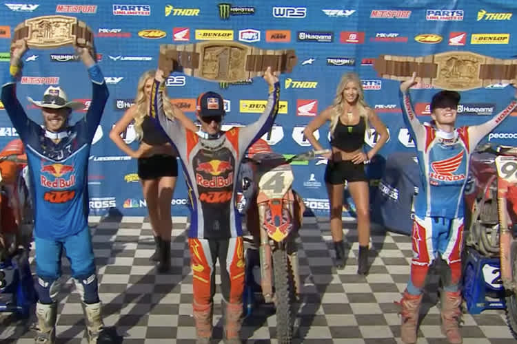 Das 450er Podium in Hangtown