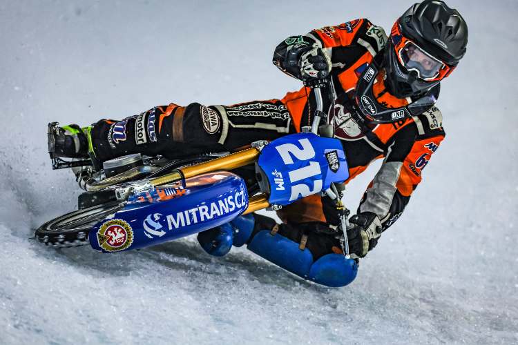 Lukas Hutla war eine der positiven Überraschungen der Eisspeedway-Saison 2025
