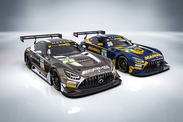 Die beiden HRT Mercedes-AMG GT3