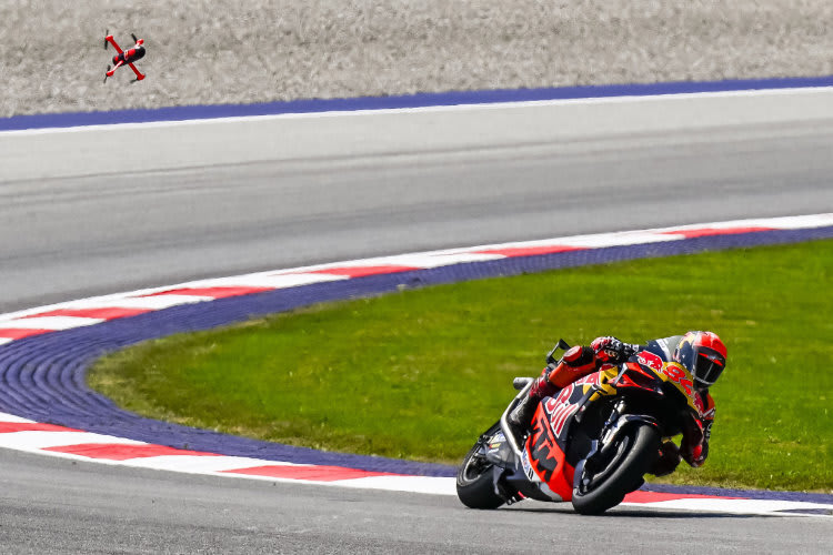 Jonas Folger wurde von einer Drohne gejagt