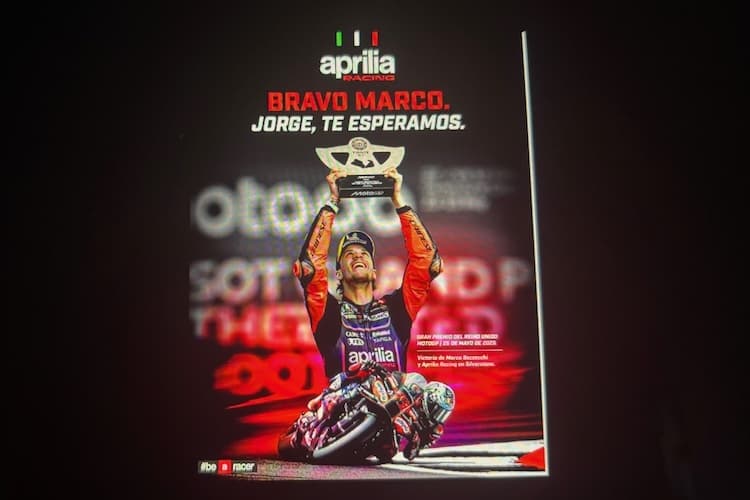 Klare Botschaft: Aprilia erwartet den Weltmeister zurück