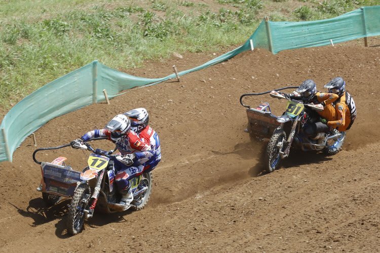 Keine Chance für Prümmer/Lebreton (#17): Weiss/Schneider (#91) waren in Straßbessenbach klar überlegen