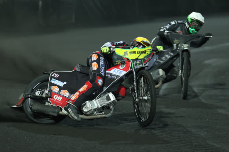 Die beiden Protagonisten Nicolai Klindt (vorne) und Kevin Wölbert