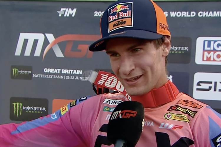 Simon Längenfelder gewann das Qualifikationsrennen in Matterley Basin