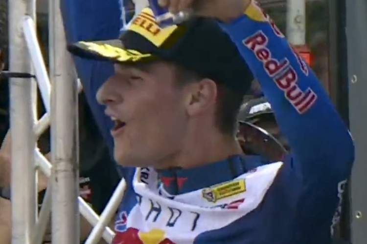 Simon Längenfelder erreichte in Lommel das Podium