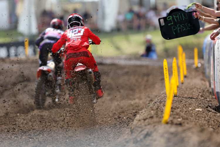 Larissa Papenmeier am Samstag im ersten Lauf