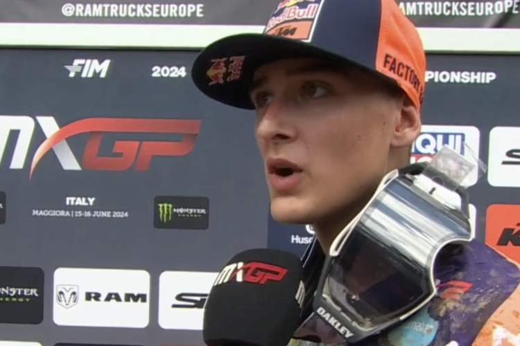 Liam Everts gewann den ersten MX2-Lauf in Maggiora