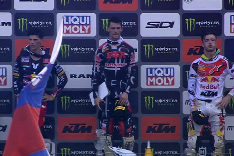 Gajser gewann in Loket vor Prado und Herlings