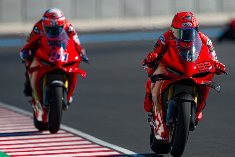 Marc Márquez und Michele Pirro